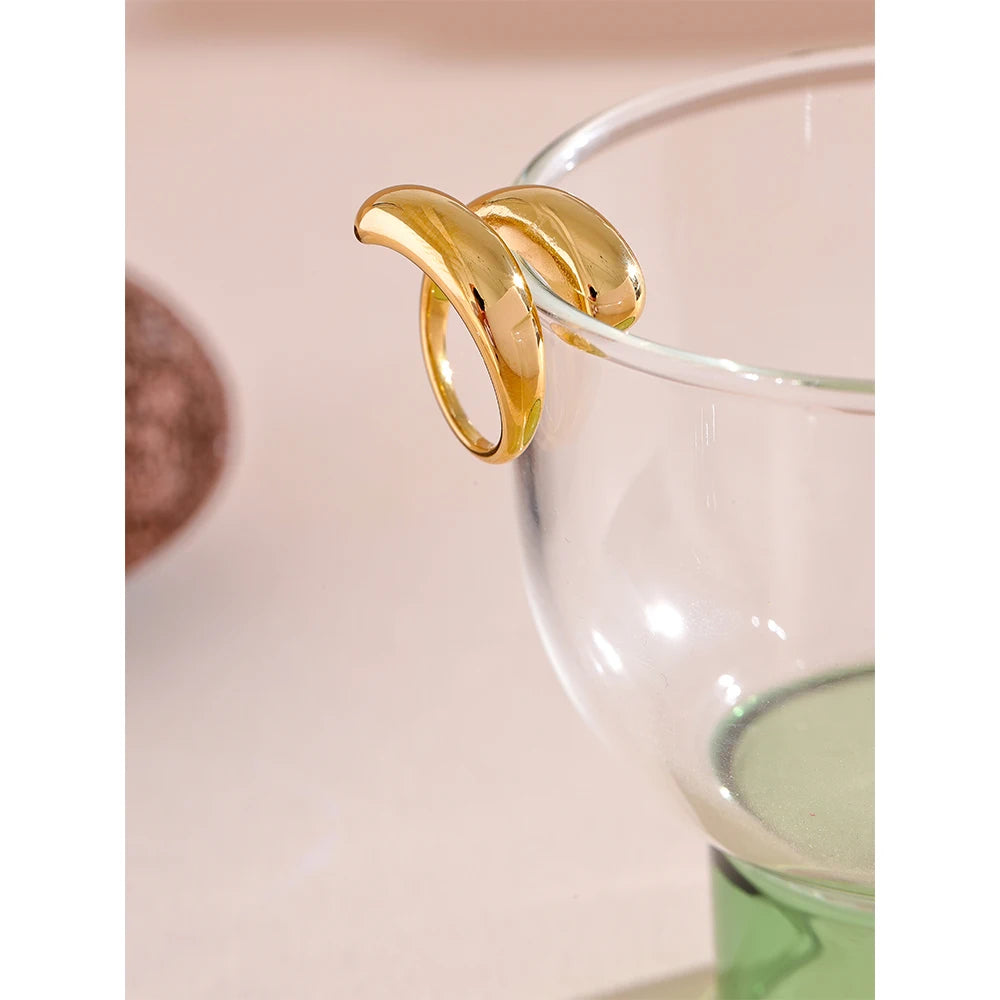 Chic Unique Stainless Steel Unusual Ring