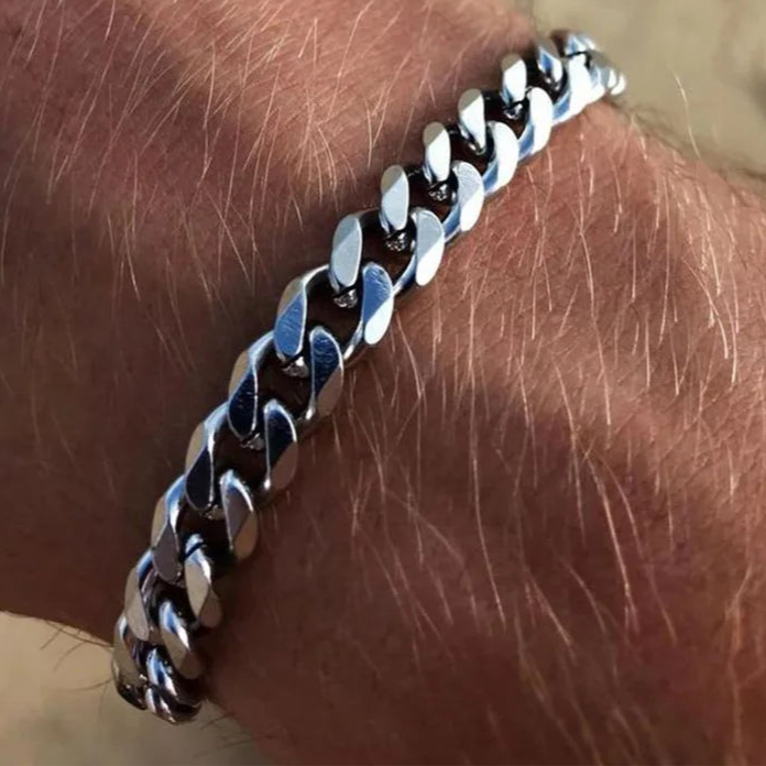 Chunky Miami Curb Chain Bracelet for Men