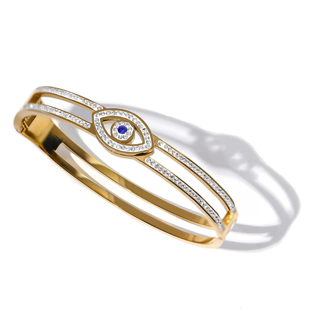 60mm Cubic Zirconia Eye Bracelet
