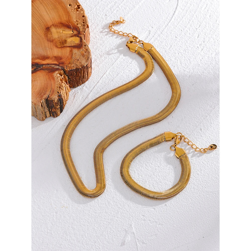Geometric Punk Chain Necklace