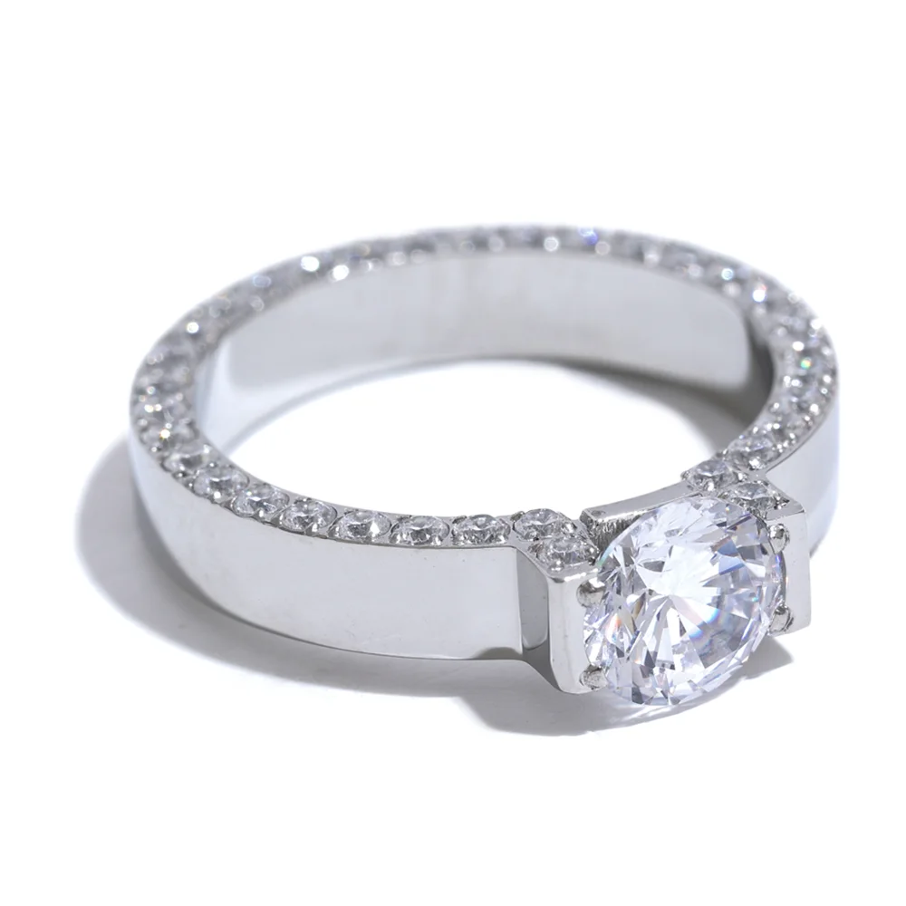 Luxury Bling AAA Cubic Zirconia Wedding Ring