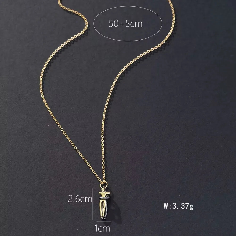 Hug Pendant Chain Necklace Jewelry