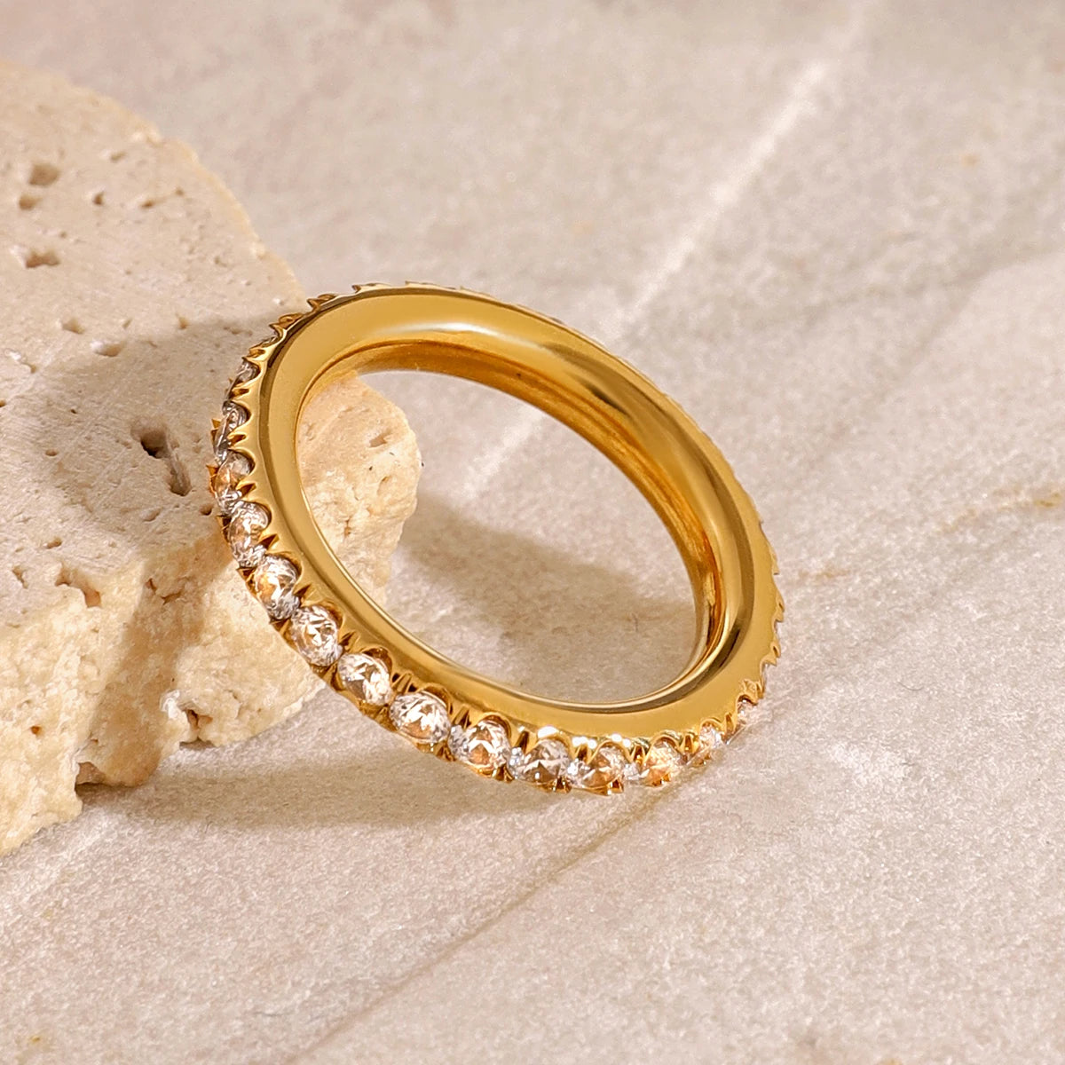 Cubic Zirconia Rhinestones Ring