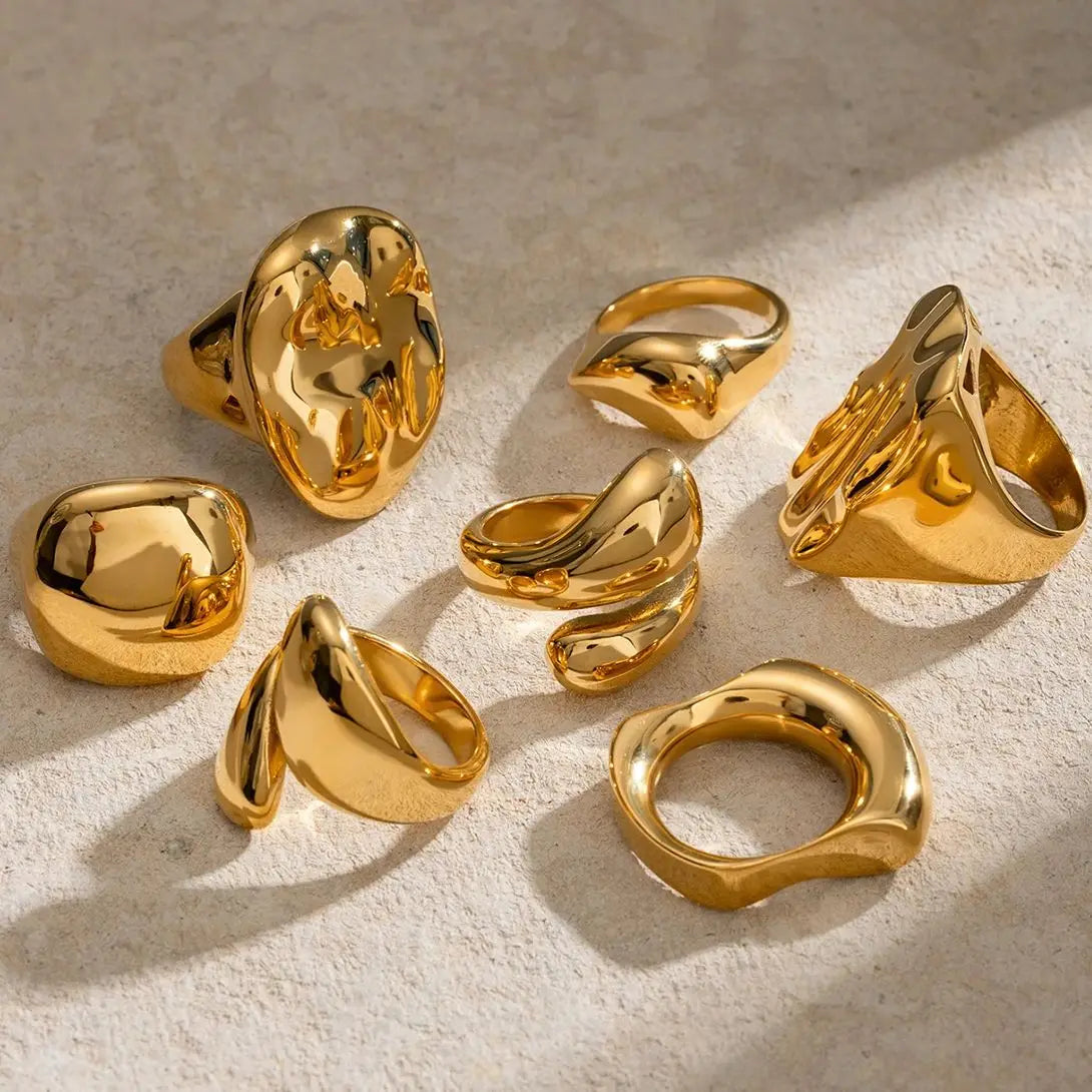Chic Unique Stainless Steel Unusual Ring