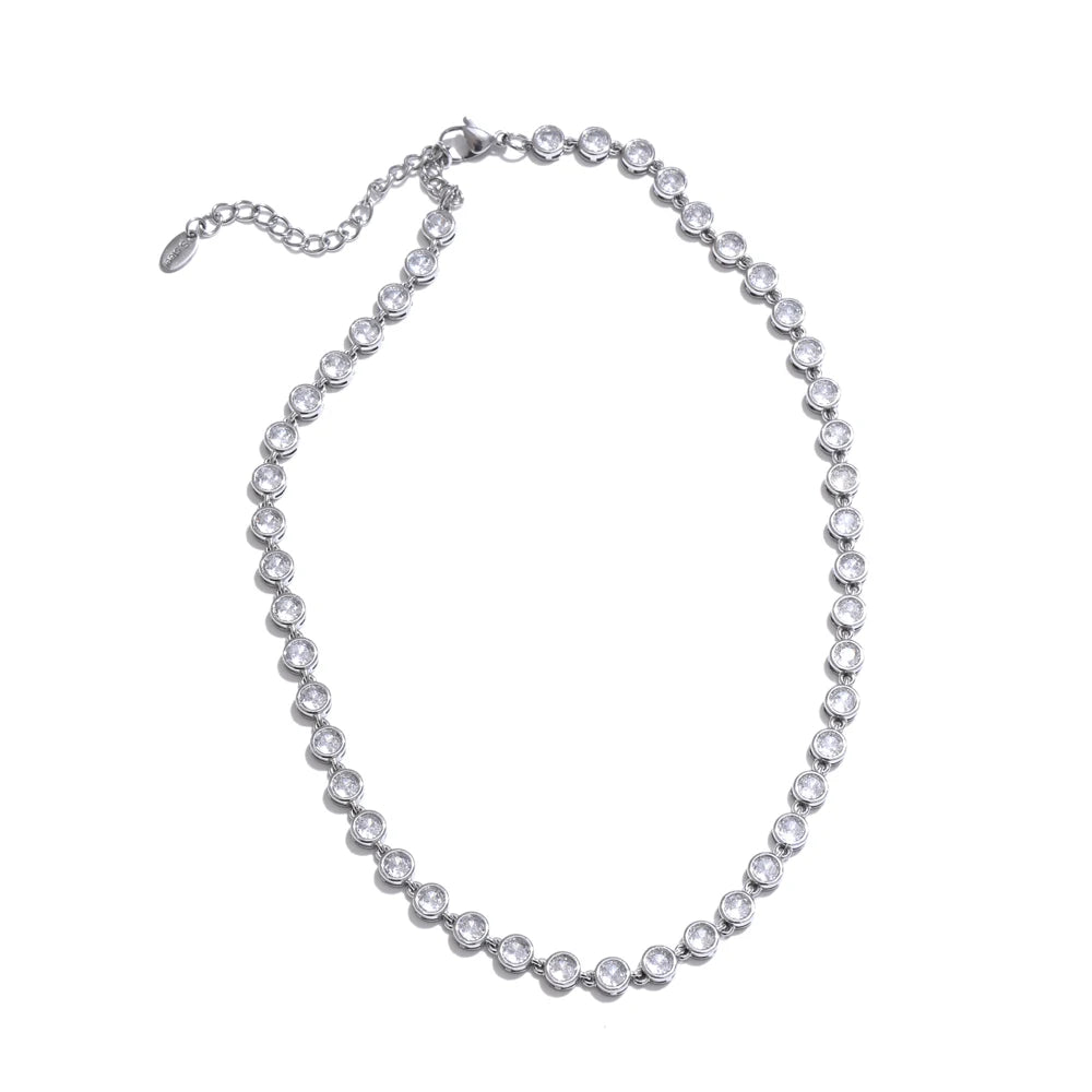 Exquisite Colorful Cubic Zirconia Luxury Chain Jewelry