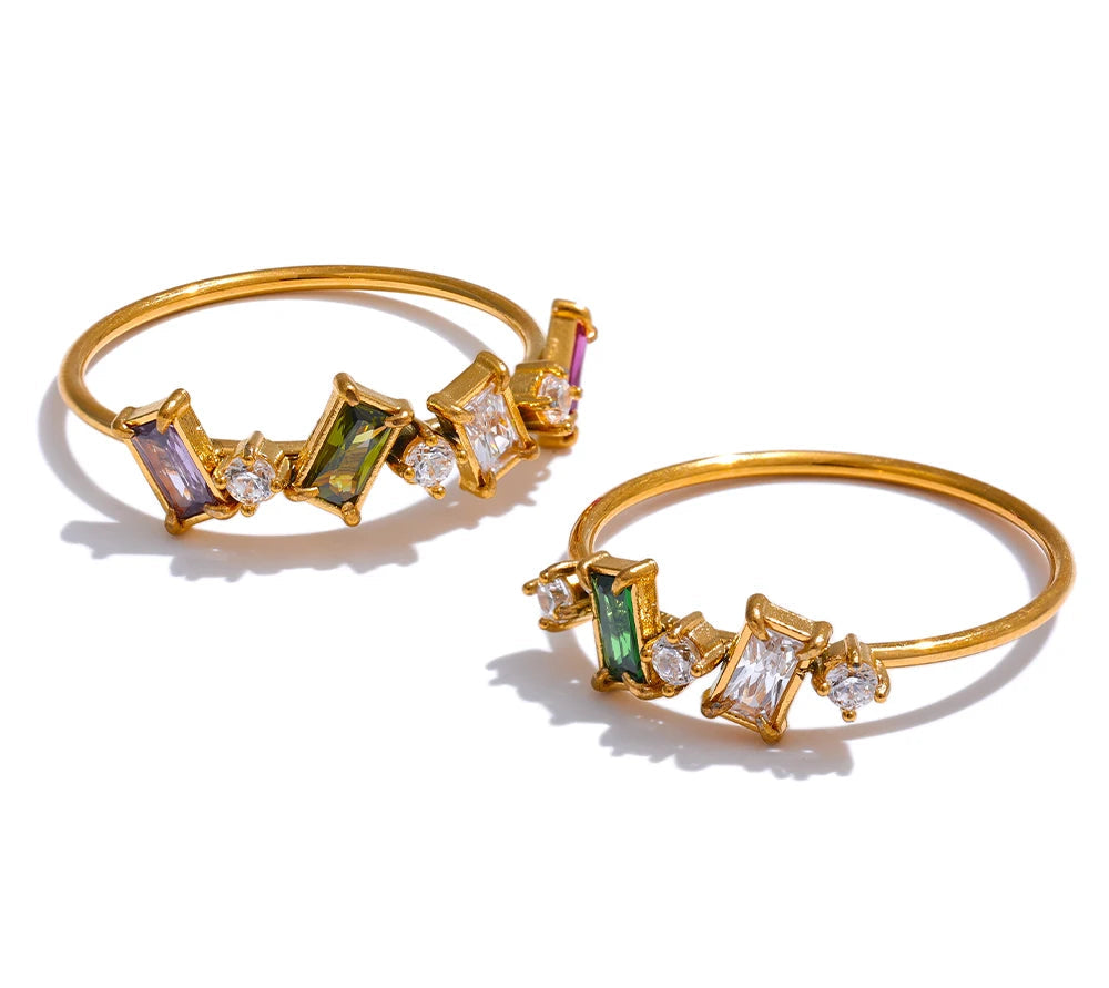 Cubic Zirconia Thin Ring