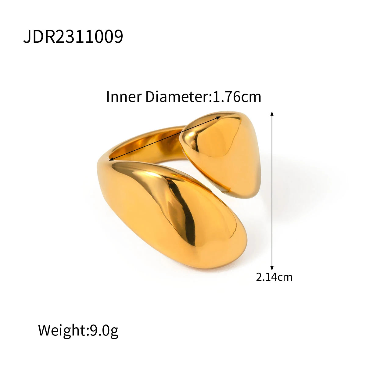 Chic Unique Stainless Steel Unusual Ring