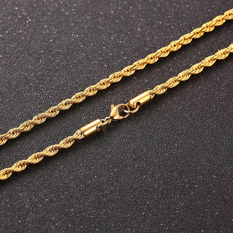 3D Vertical Bar Necklaces for Men