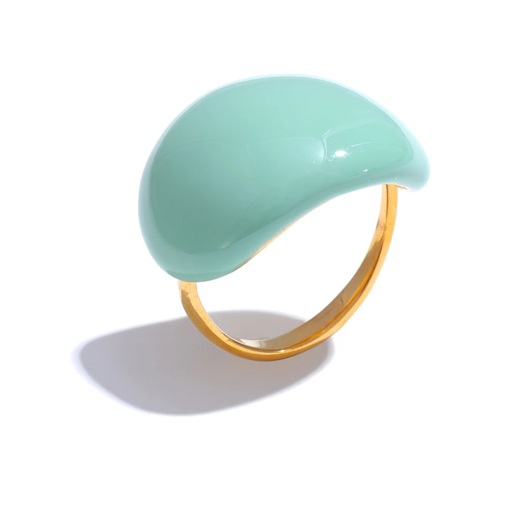 MultiColor Enamel Waterproof Ring