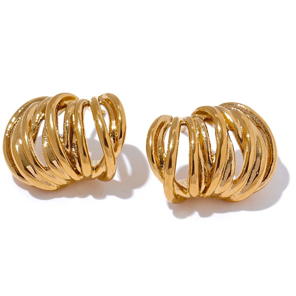Geometric Stud Earrings
