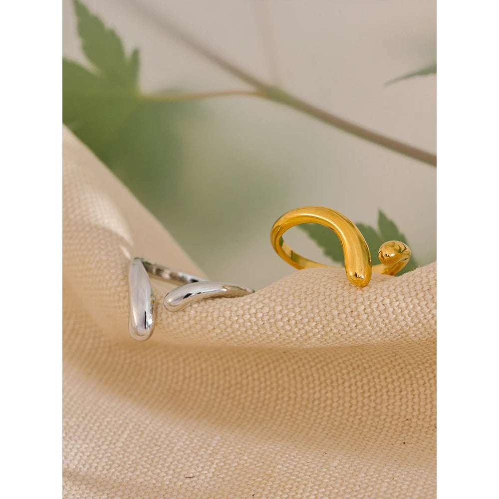 Minimalist Chic Adjustable Open Ring