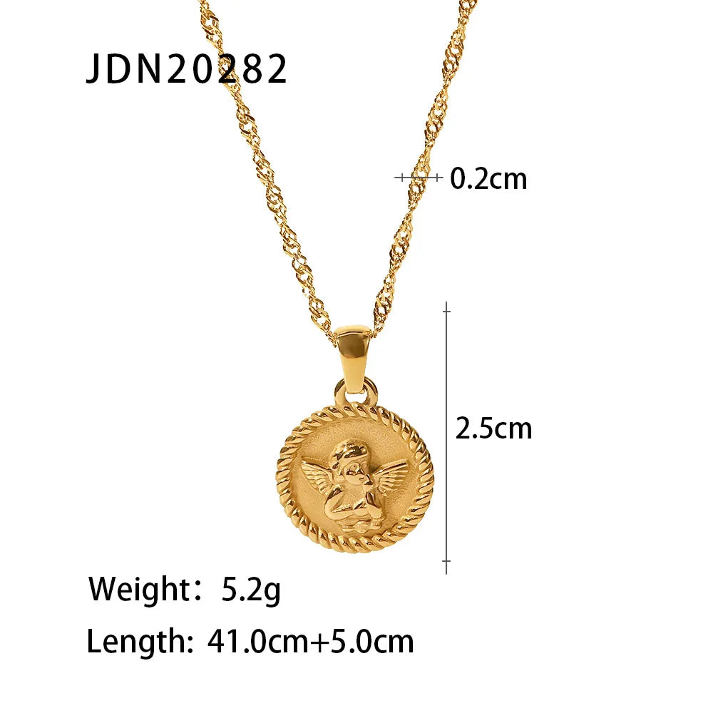 Angel Pendant Necklace Chain