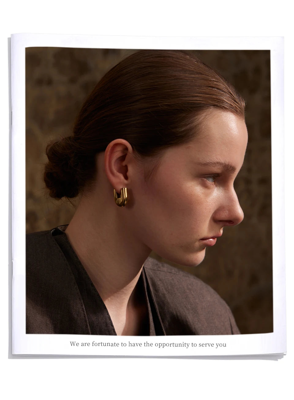 U-Shape Hollow Hoop Earrings