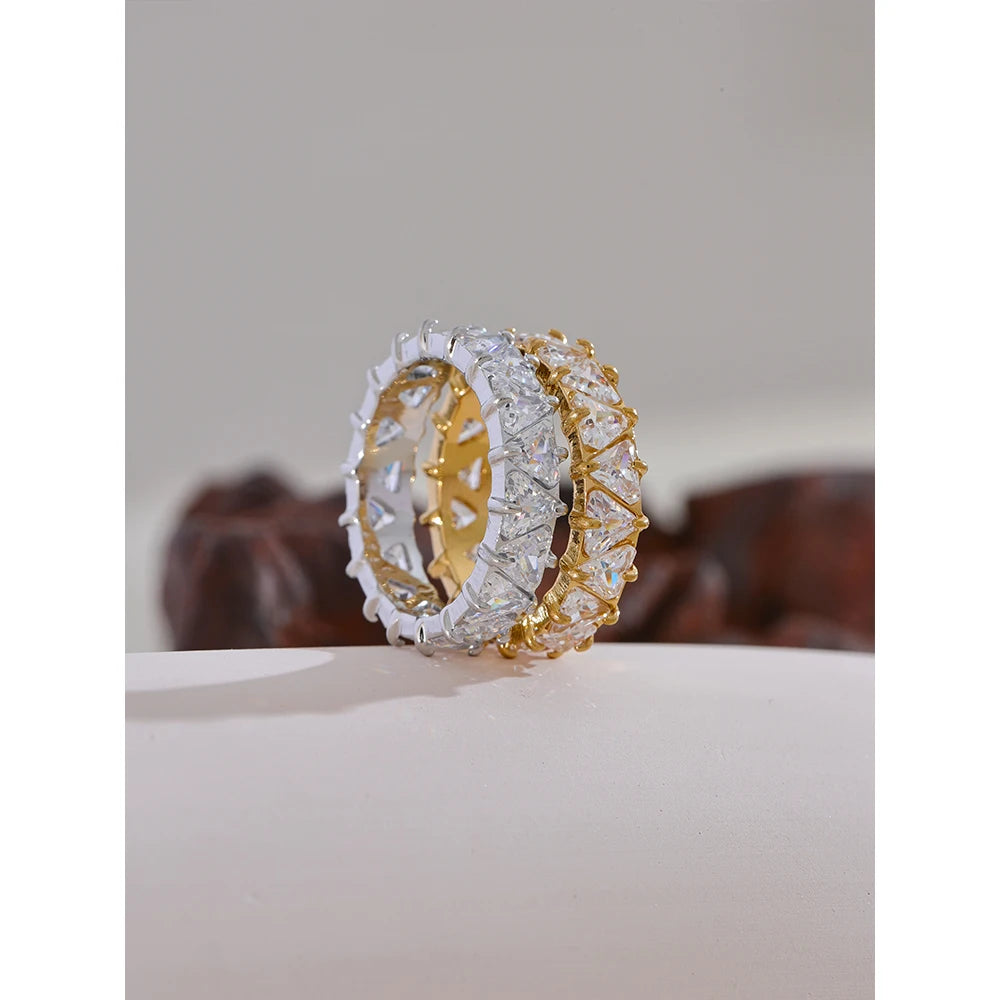 Heart Cubic Zirconia Ring