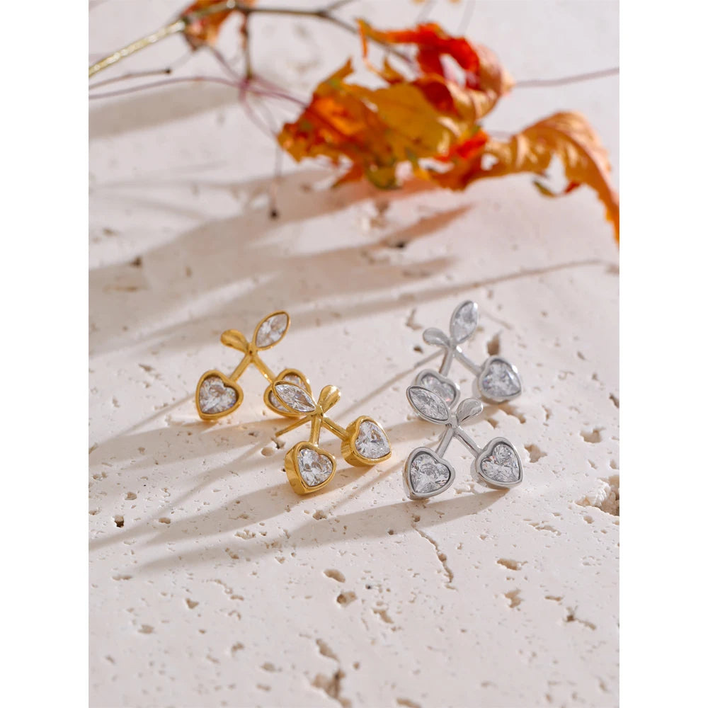 Cherry Stud Earrings
