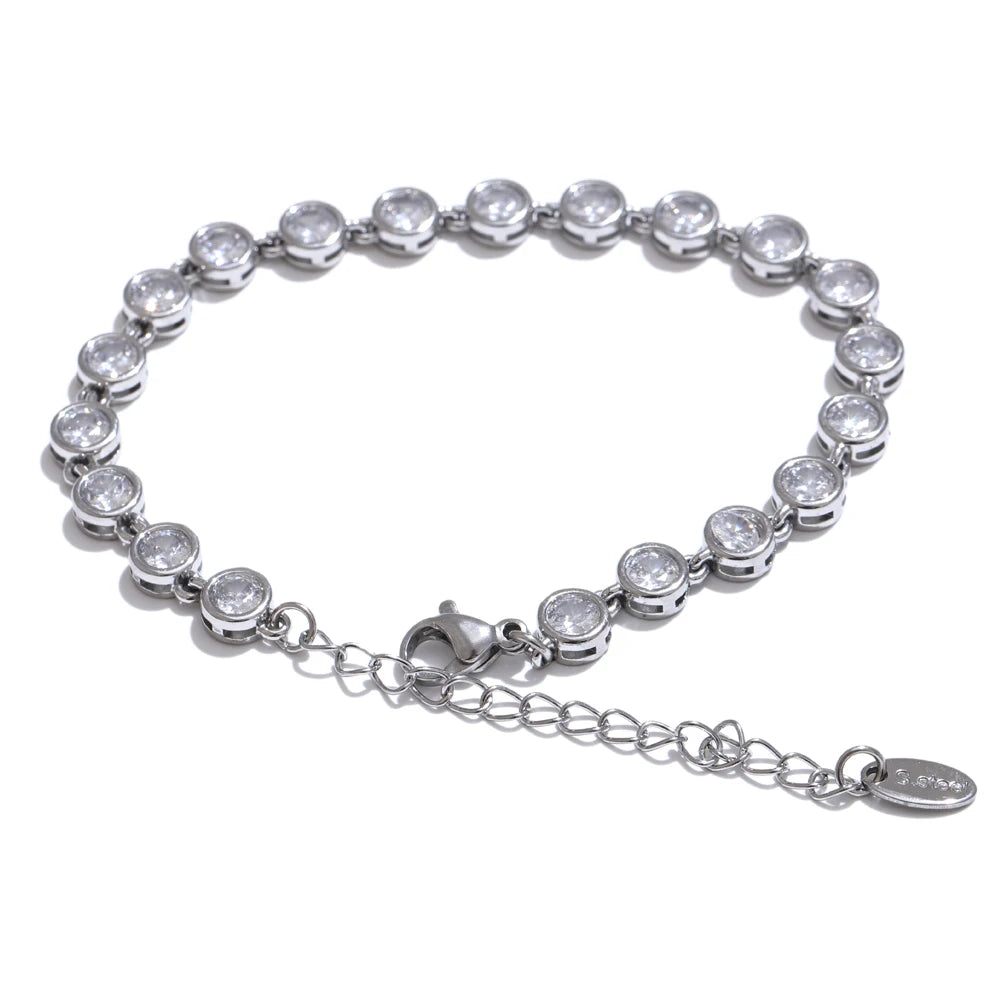 Exquisite Colorful Cubic Zirconia Luxury Chain Jewelry