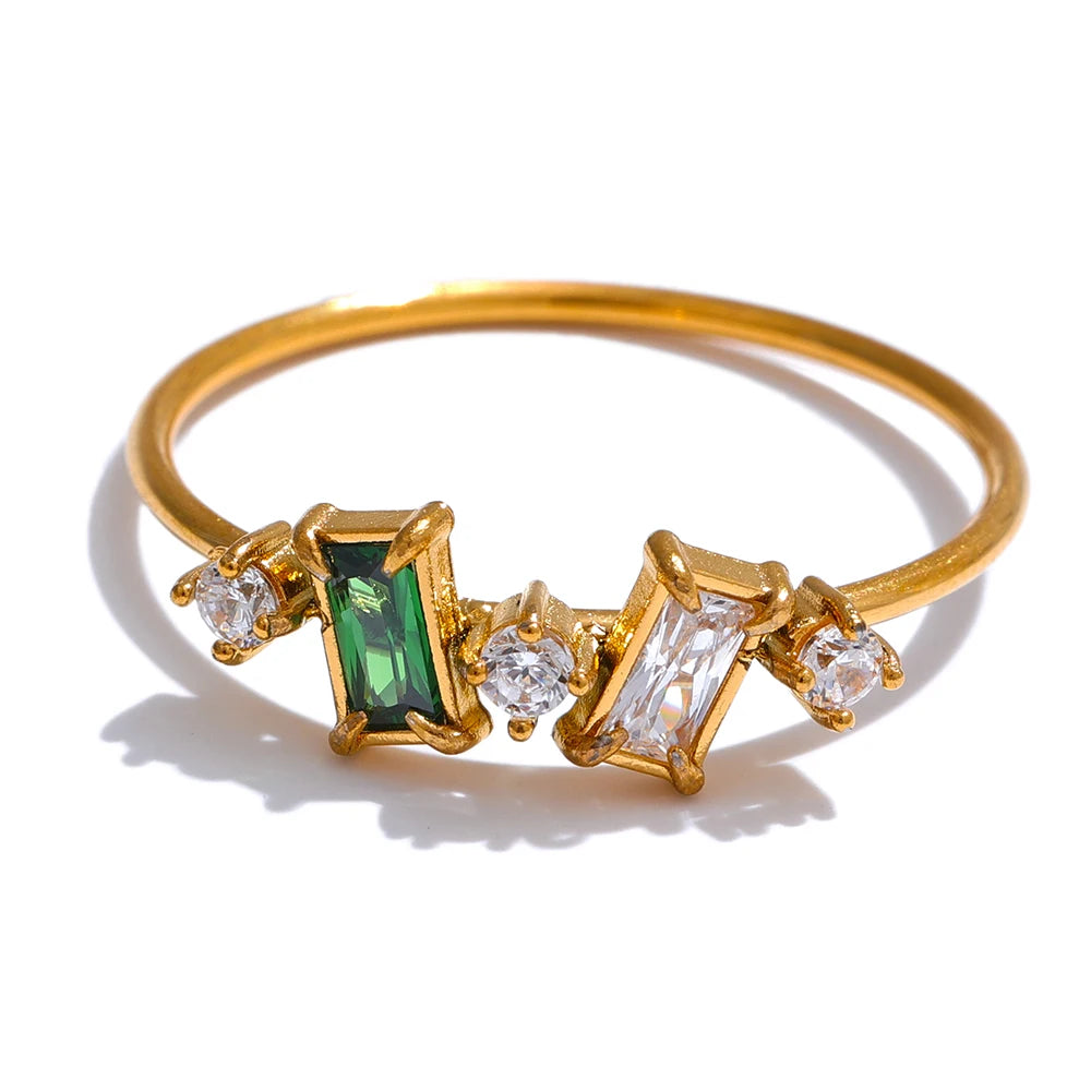 Cubic Zirconia Thin Ring