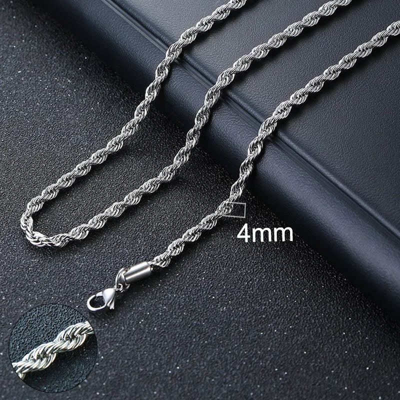 3D Vertical Bar Necklaces for Men