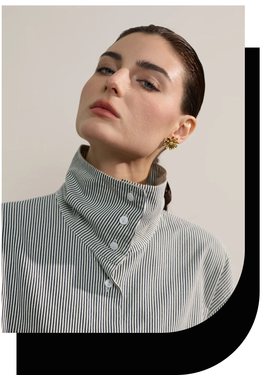 Chrysanthemum Flower Stud Earrings