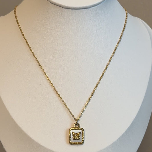 Butterfly Pendant Necklace