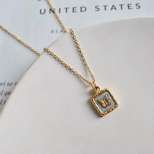 Butterfly Pendant Necklace
