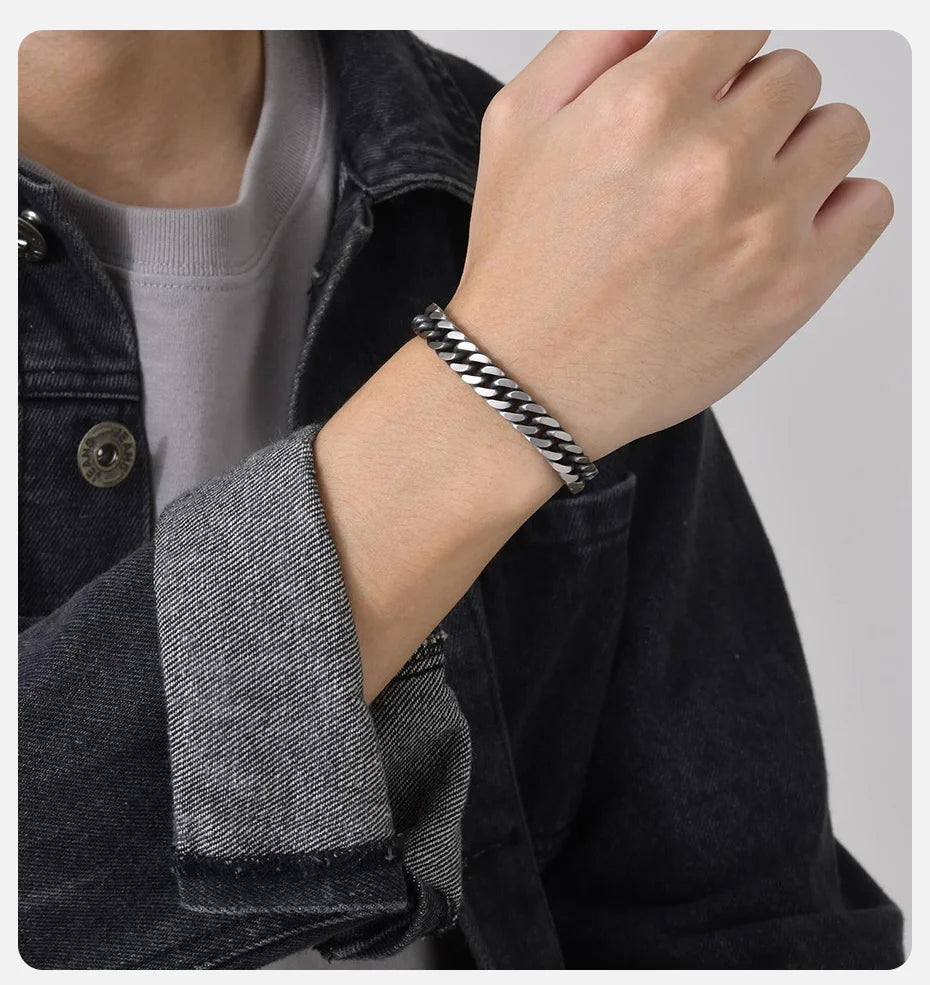 Chunky Retro Cuban Chain Bracelets
