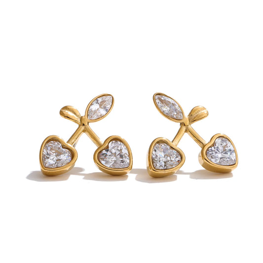 Cherry Stud Earrings