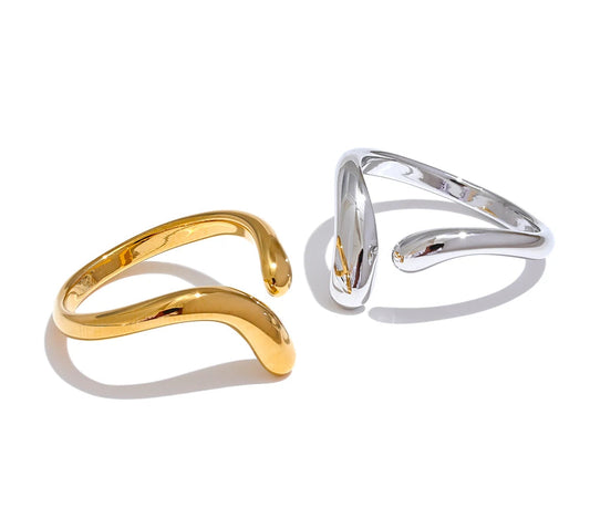 Minimalist Chic Adjustable Open Ring