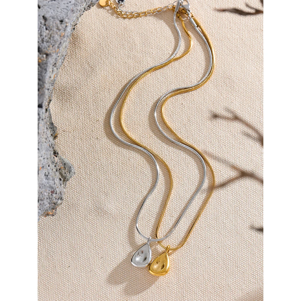 Waterproof Geometric Pendants Necklace