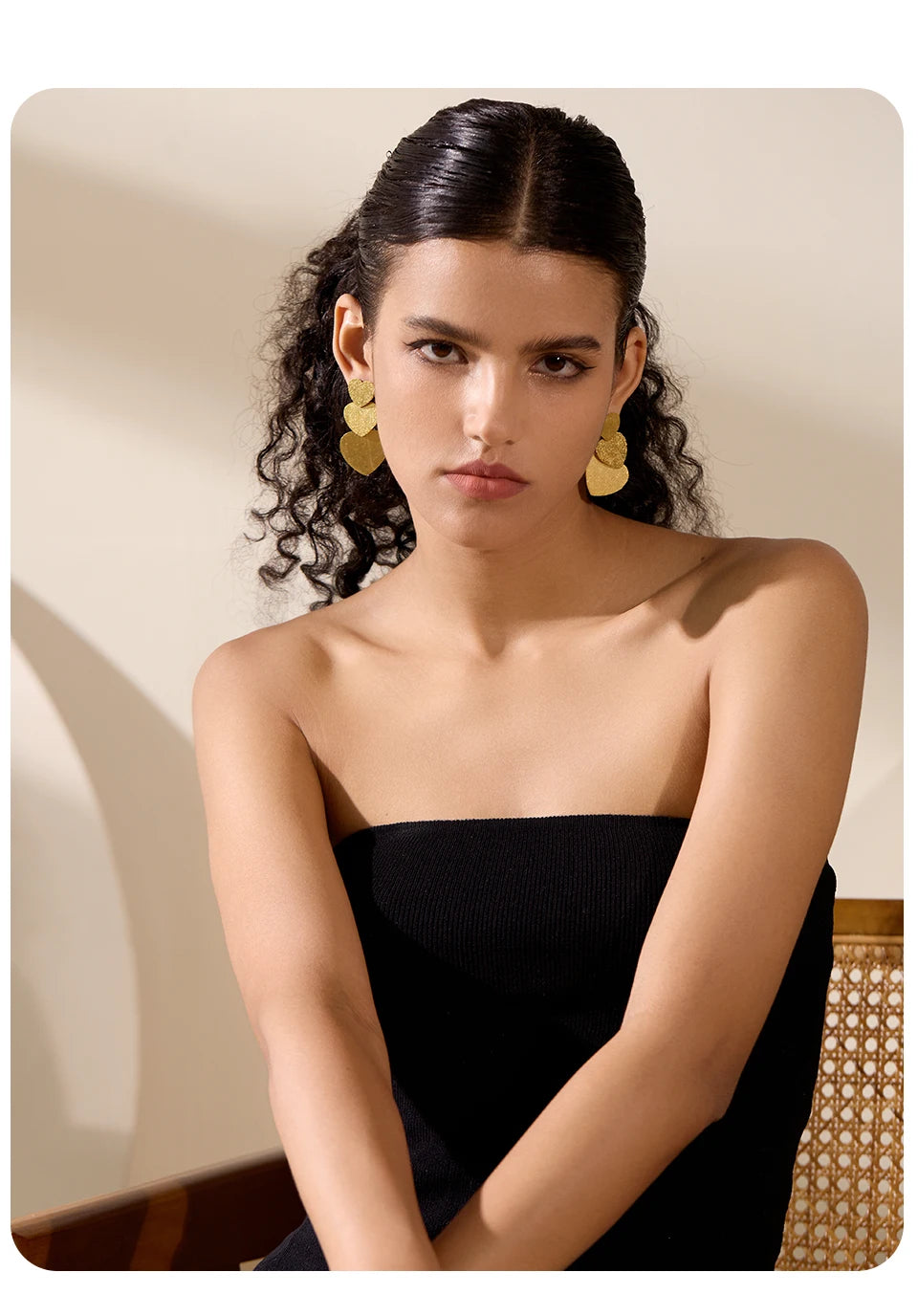 Heart Drop Earrings